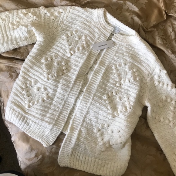 Francescas comfy white cardigan - Picture 2 of 3